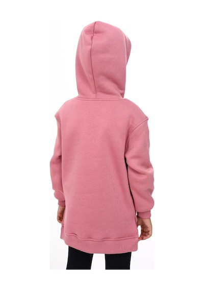 Toontoy Kız Çocuk Oversize Kapüşonlu Cepli Nakış Baskılı Yırtmaçlı Sweatshirt - 3 İplik Şardonlu Gül Kurusu Toontoy Kız Çocuk Oversize Kapüşonlu Cepli Nakış Baskılı Yırtmaçlı Sweatshirt - 3 İplik Şardonlu Gül Kurusu