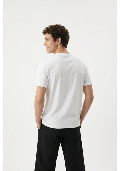 Loft Lf2042734 Erkek Kısa Kol T-shirt Beyaz