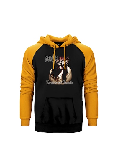 Deicide Scars Of The Crucifix Sarı Renk Reglan Kol Kapşonlu Sweatshirt Sarı Deicide Scars Of The Crucifix Sarı Renk Reglan Kol Kapşonlu Sweatshirt Sarı