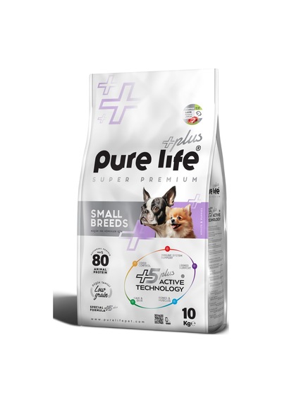 Pure Life Plus Kuzulu Küçük Irk Yavru Köpek Maması 10 KG