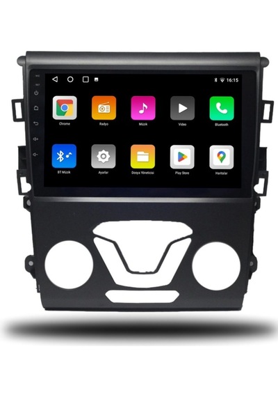 For-ford Mondeo 2013-2018 -9''android Gerçek 2+32 Gb / 4 Çekirdek 1.6ghz / Wıfı 5.0ghz / Bt 5.4-kablosuz Carplay-ahd Hd Geri Görüş Kamera  9"