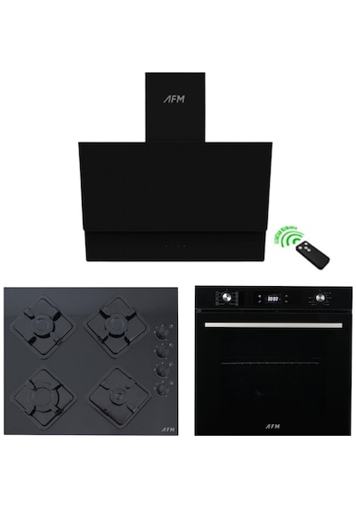 AFM Tech Messina Bd-FM2200+ FM7700 + FM3400 650m3  Ankastre Set Siyah