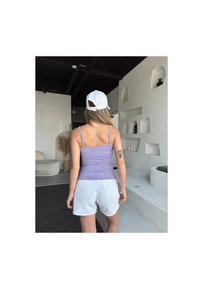 Rouge Basıc Basic Ayarlanabilir Askılı Polyemid Body Lila