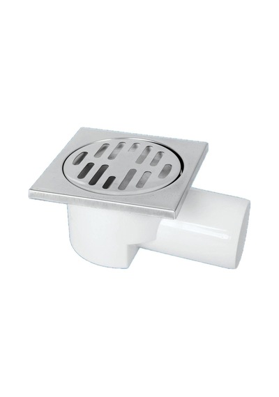 Gama Melez Yer Süzgeci 50 Mm Yandan Çıkışlı 10x10 Cm Tek Ebat