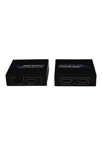 4K 2 Port Hdmi 1 Giriş 2 Çıkış Metal Endüstriyel Splitter Çoklayı