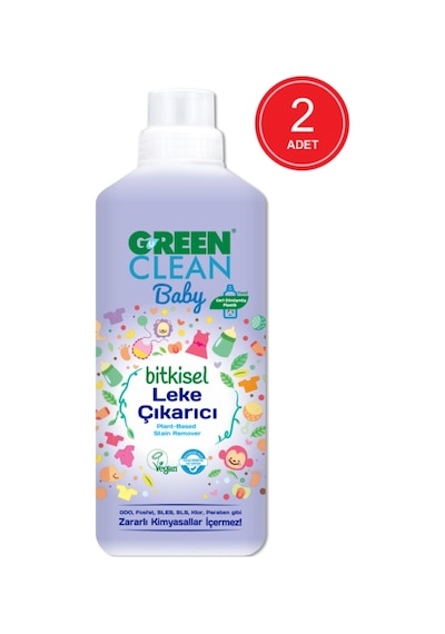U Green Clean Baby Bitkisel Leke Çıkarıcı 2 x 1 L