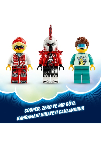 LEGO® DREAMZzz™ Cooper’ın Kaplan Robotu ve Zero’nun Hot Rod Arabası 71497 - 9 Yaş ve Üzeri Çocuklar için Oyuncak Araç Yapım Seti (1006P)