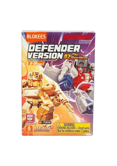 71302 Sun-blo-figür Transformers Defender Versiyon 02 Trns 12d