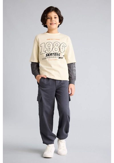 Defacto Jogger Fıt Pantolon Erkek Çocuk G6153a826spar31 Antrasit-ar31