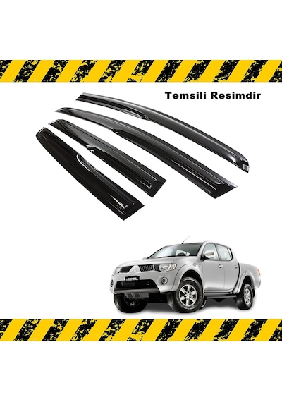 Mitsubishi L200 Mügen Cam Rüzgarlığı 2007 -2013 Arası 4 Lü N11.36450