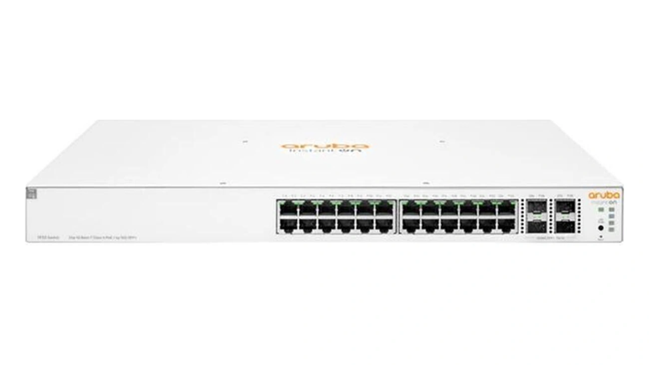 Hpe Aruba Ion Jl684b 1930 24 Port Gıgabıt+4x10gb Sfp Yönetilebilir L2+ Rackmount 370w Poe Swıtch-113288