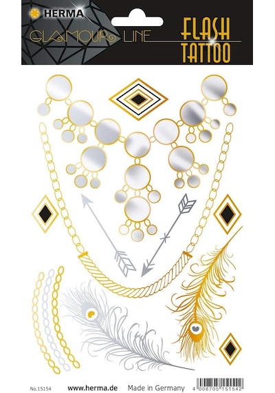 Glamour Tattoo - 57858324544814799256713 Açık Gri - Füme