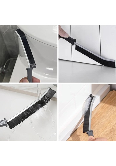 Mcg 2li Çok Amaçlı Multi Ince Temizlik Fırçası Derz Arası Banyo Mutfak Lavabo Detay Temizleme Fırçası Renkli