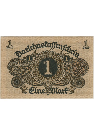 Almanya 1 Mark 1920 Weimar Cumhuriyeti Dönemi 1920-24 Arası Kullanılmıştır. Çil -