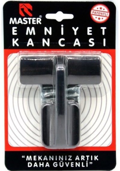 Lüks Emniyet Kancası siyah emk-02b