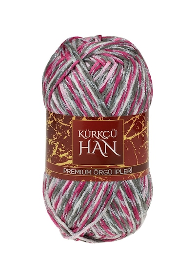 Kürkçü Han Elmas 100gr 190m Simli Örgü İpi Sm105