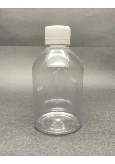 250 Cc Düz Model Pet Şişe - Beyaz Kapaklı - 250 Ml Boş Pet Şişe 10 Adet Numune Şişesi Diğer