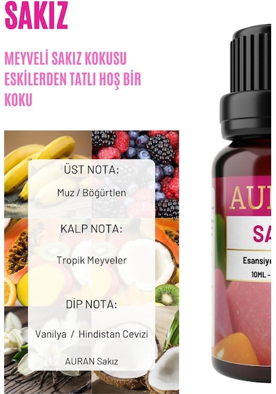 Auran Sakız Esansiyel Uçucu Yağı 10 ML