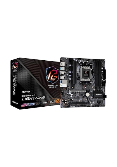 Asrock B650M PG Lightning AMD B650 7200 MHz (OC) DDR5 Soket AM5 Matx Anakart