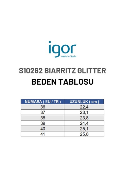 Igor Biarritz Glitter Kadın Sandalet - Şeffaf Simli S10262-135