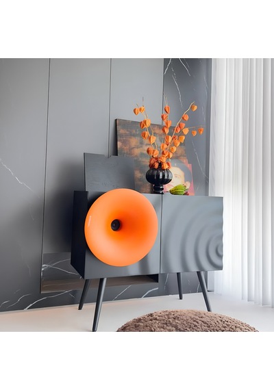 Fennessy Kresling İ7s Turuncu Bluetooth Hoparlörlü 100w Hi-fi Pikap, Plakçalar