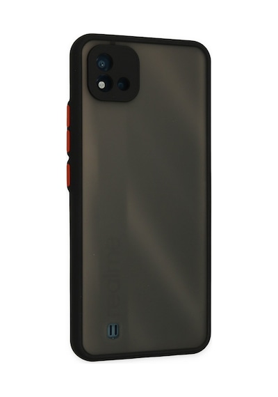Realme C11 2021 Uyumlu Kılıf Montreal Silikon Kapak - Siyah