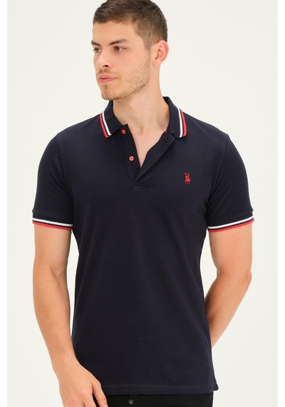 T8594 Dewberry Erkek T-shırt-lacivert Lacivert