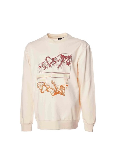 Hummel Erkek Sweatshirt Krem 921964-9820 Hmlgılberto 25kw61000141 W61h03