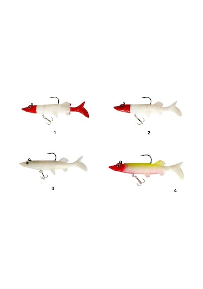 Captain 3552 Bobo Pike Soft 10Cm Turna Silikonu Suni Balık