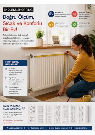 Petek Kaplama Modern Radyatör Kapatma Ünitesi Ön Panel Mdf Tasarım İç Ölçü 156 Cm Dış Ölçü 160 Cm Petek 156 Beyaz Üstü Çam D7 Petek Kaplama Modern Radyatör Kapatma Ünitesi Ön Panel Mdf Tasarım İç Ölçü 156 Cm Dış Ölçü 160 Cm Petek 156 Beyaz Üstü Çam D7