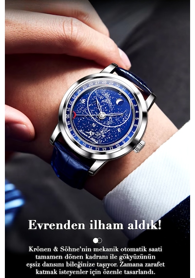 Kronen & Söhne Ks5003 Mekanik Tamtur Kadran Otomatik Erkek Kol Saati
