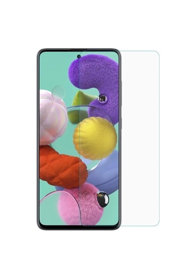 Hubrendy Tedarik Samsung  Galaxy A51 Uyumlu Premium Ekran Koruyucu 9h Sert Temperli Kırılmaz Cam Koru