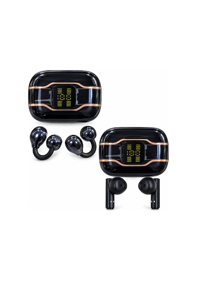 Yeni Nesil 4 Kulaklıklı Tws Bluetooth Kulaklık Seti Anc Ve Dokunmatik Kontrol - Lisinya Siyah