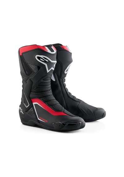 Alpinestars Honda Smx-6 V3 Korumalı Motosiklet Botu Siyah Kırmızı Beyaz