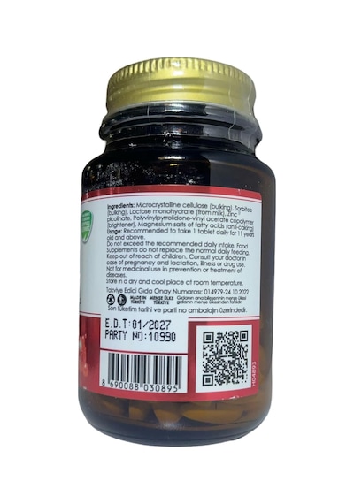 Çinko Pikolinat 60 Tablet 3 Adet