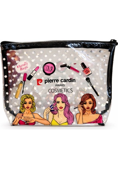 Pierre Cardin Cosmetics Iconic Beauty Şeffaf Makyaj Çantası