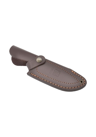 Joker Montes Cn59 Bushcraft Ve Hunting Ceviz Saplı Deri Kılıflı Kamp Bıçak Kahverengi