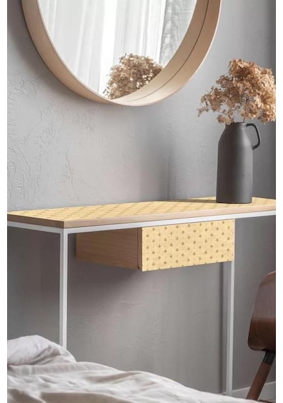 Desenli Kendiliginden Yapışkanlı Kaplama Folyosu 45 Cm X 1 Mt Elf007