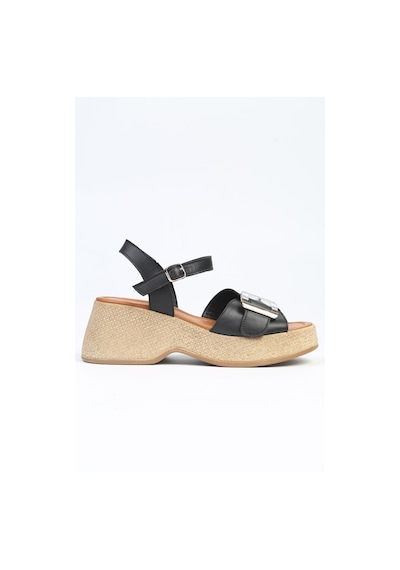 Pierre Cardin Pc-7209- 3807 Siyah-kadın Dolgu Topuklu Ayakkabı 001