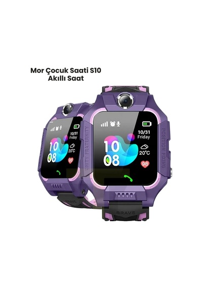 S10 Mor Akıllı Çocuk Saati