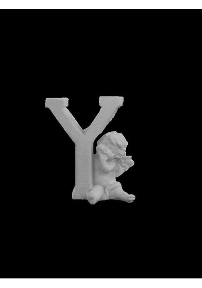 Polyester Harf Melekli -Y- 7,5x7cm P409