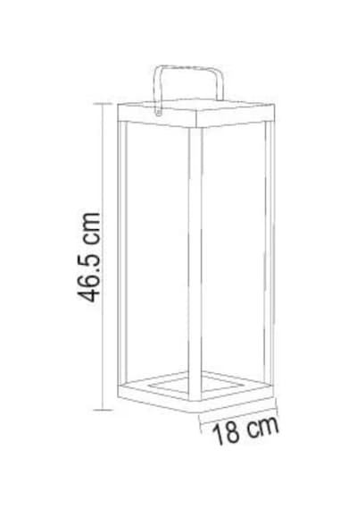 Forlife 60 Watt Solar Alüminyum Bollard Aydınlatma Armatürü Fl-3303