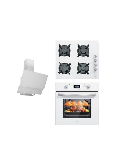 Çetintaş Airfrey 5234 E - W 848 CAT - 55231 Beyaz Ankastre Set