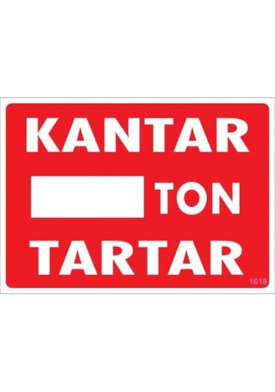 Pvc Levha Quot;Kantar Ton Tartarquot; 25*35 Cm
