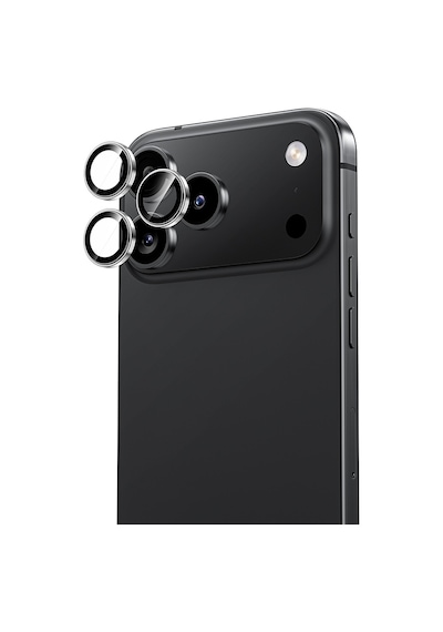 Apple Uyumlu   iPhone 17 Pro Benks Ar Glass Warrior Premium Cam Kamera Lens Koruyucu Gri