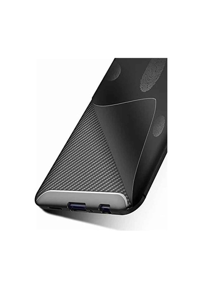Oppo Reno Karbon Desenli Negro Silikon Kılıf