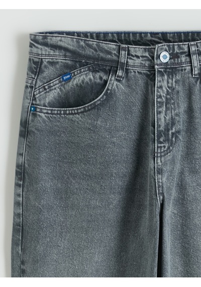 Lcw Jeans Gri Loose Fit Erkek Jean Pantolon
