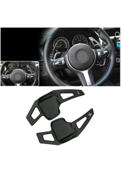 Karva Bmw 2/3/4/5 Serisi Paddle Shıft Siyah F1 Vites Kulakcık