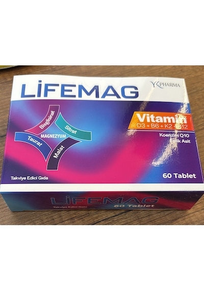 Lifemag 60 Tab Vit D3 B6 K2 B12
