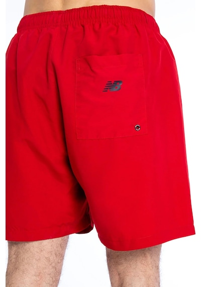 New Balance Baskılı Erkek Kırmızı Deniz Şortu Mns1324-red